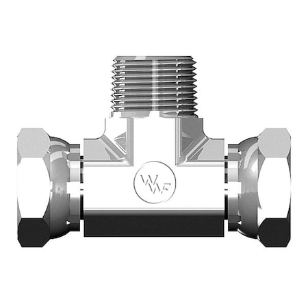 World Wide Fittings Male Pipe to Female Pipe Swivel to Female Pipe Swivel Branch Tee 9605X02X02X02